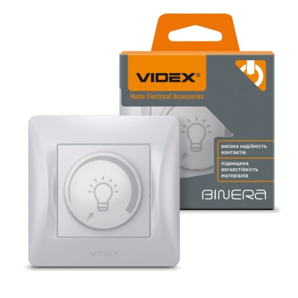 Димер Led 200 Вт Серебряный шёлк VIDEX BINERA (VF-BNDML200-SS)