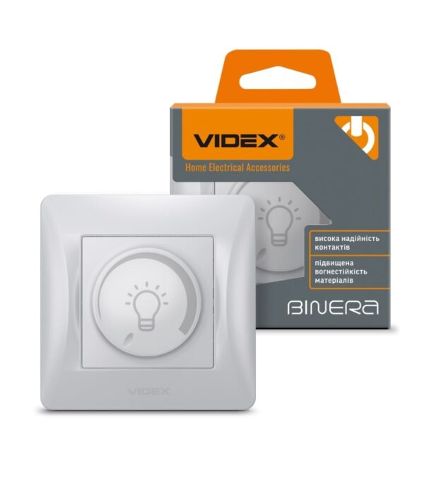 Димер Led 200 Вт Серебряный шёлк VIDEX BINERA (VF-BNDML200-SS)