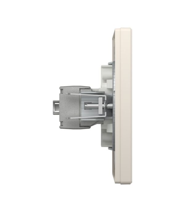 Розетка компьютерная 1-я, RJ45, кат.5е, STP Кремовая, Asfora EPH5000123 — изображение 6