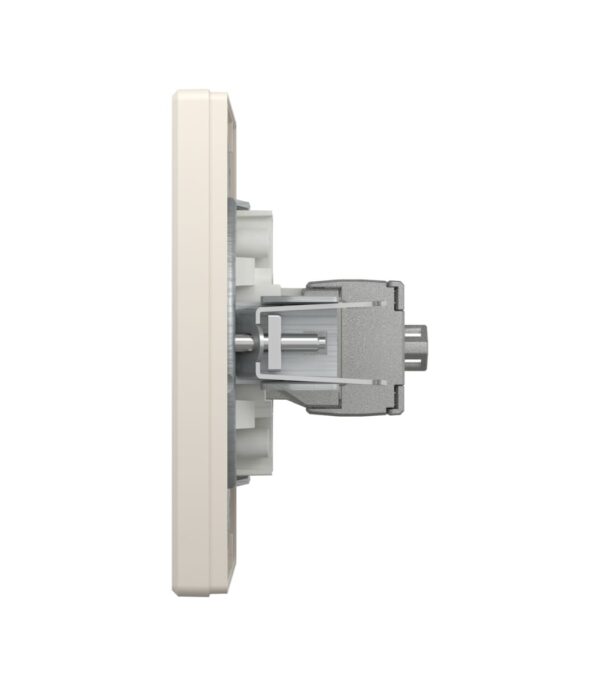Розетка компьютерная 1-я, RJ45, кат.5е, STP Кремовая, Asfora EPH5000123 — изображение 9