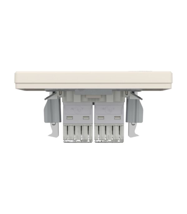 Розетка компьютерная 2-я, RJ45, кат.5е, UTP, Кремовая, Asfora EPH4400123 — изображение 6