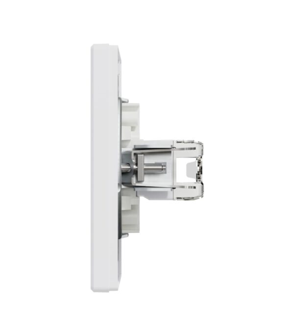 Розетка компьютерная, RJ45, кат.5е, UTP, двойная Белая, Asfora EPH4400121 — изображение 2
