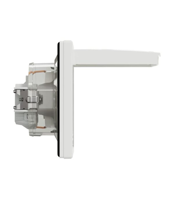 Розетка с заземлением, с крышкой и шторками, IP44, Белая, Asfora EPH3100321 — изображение 6