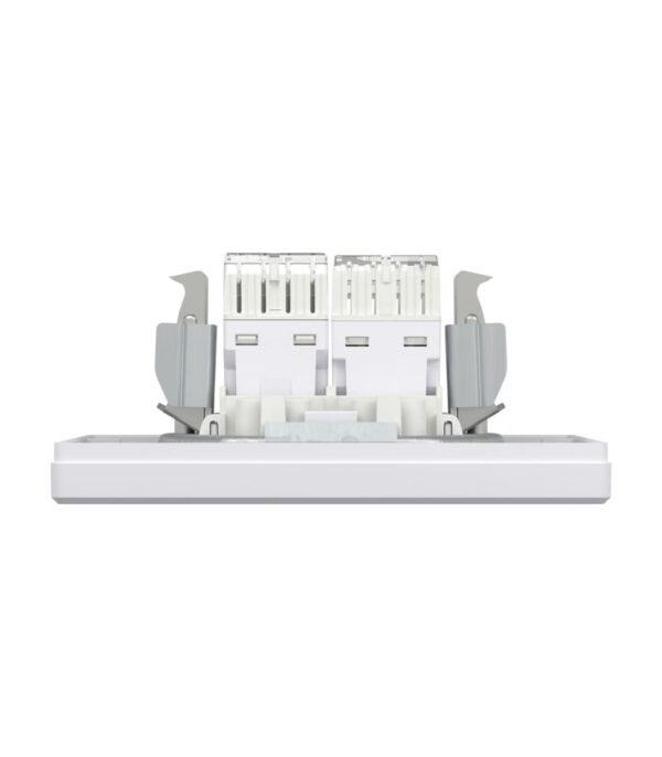 Розетка телефонная + компьютерная Белая, Asfora EPH4900121 — изображение 9