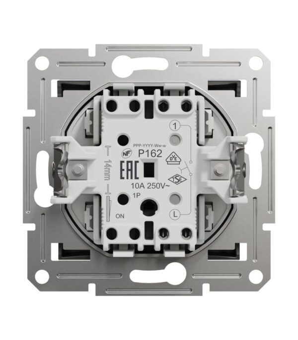 Выключатель кнопочный 1кл Schneider Electric Asfora Антрацит EPH0700171 — изображение 4