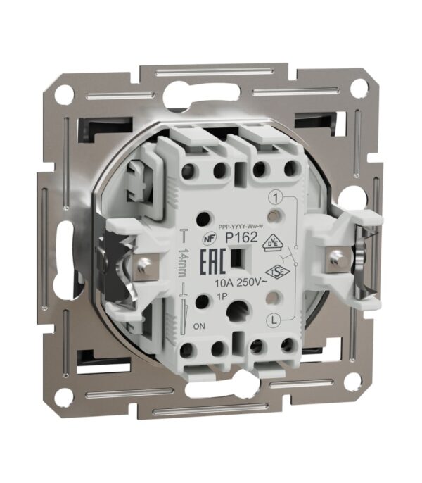 Выключатель кнопочный 1кл Schneider Electric Asfora Антрацит EPH0700171 — изображение 5