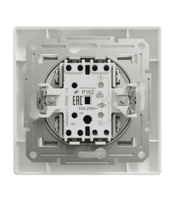 Выключатель кнопочный Schneider Electric Asfora Белый EPH0700121 - Зображення 9