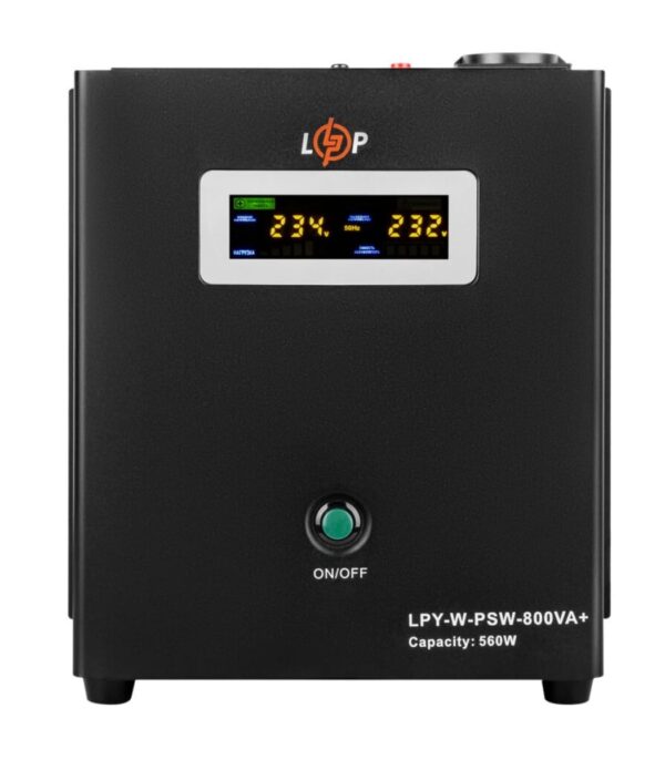 Комплект резервного питания LogicPower 12V LPY-W-PSW-800VA+ 560Вт 5A/15A + АКБ GEL Full Energy 12V 100ah — изображение 3