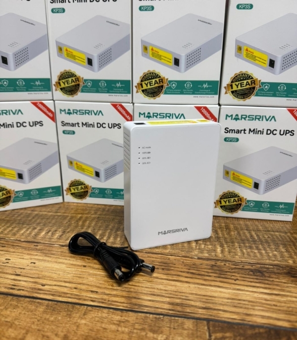 Источник бесперебойного питания для Роутера GPon MARSRIVA Smart Mini DC UPS KP3S 10000mAh
