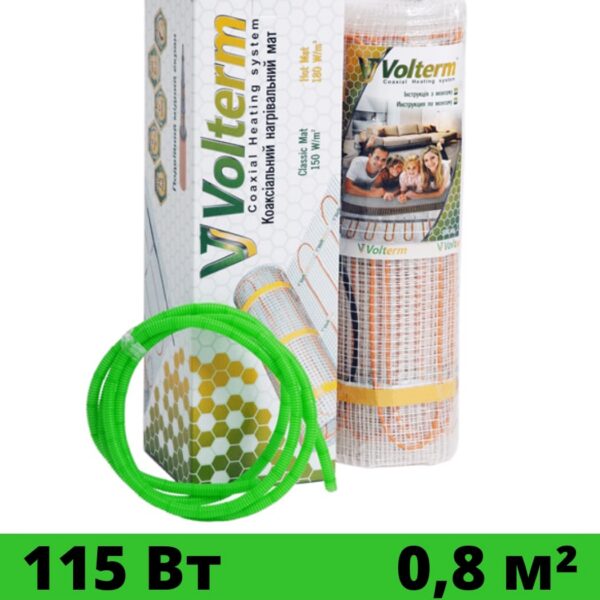 Нагревательный мат Volterm Classic  Mat 115 Вт 0,8 м²