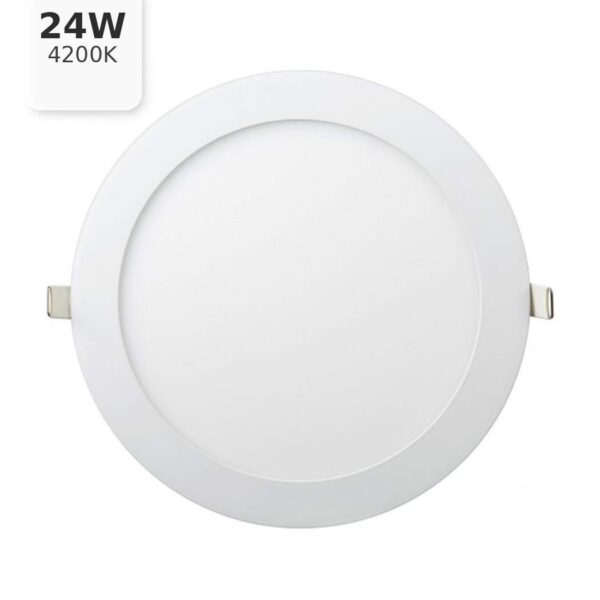 Круглый встраиваемый светильник Lezard, 24W, 4200K, Ø296 мм, вырез Ø279 мм (442RRP-24)