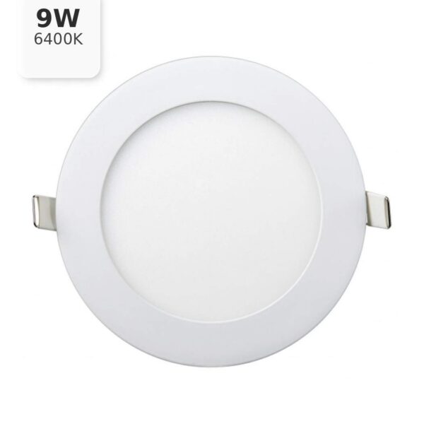 Круглый встраиваемый светильник Lezard, 9W, 6400K, Ø147 мм, вырез Ø132 мм (464RRP-09)