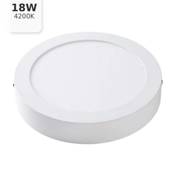 Круглый накладной светильник Lezard, 18W, 4200K, Ø212 мм (442SRP-18)