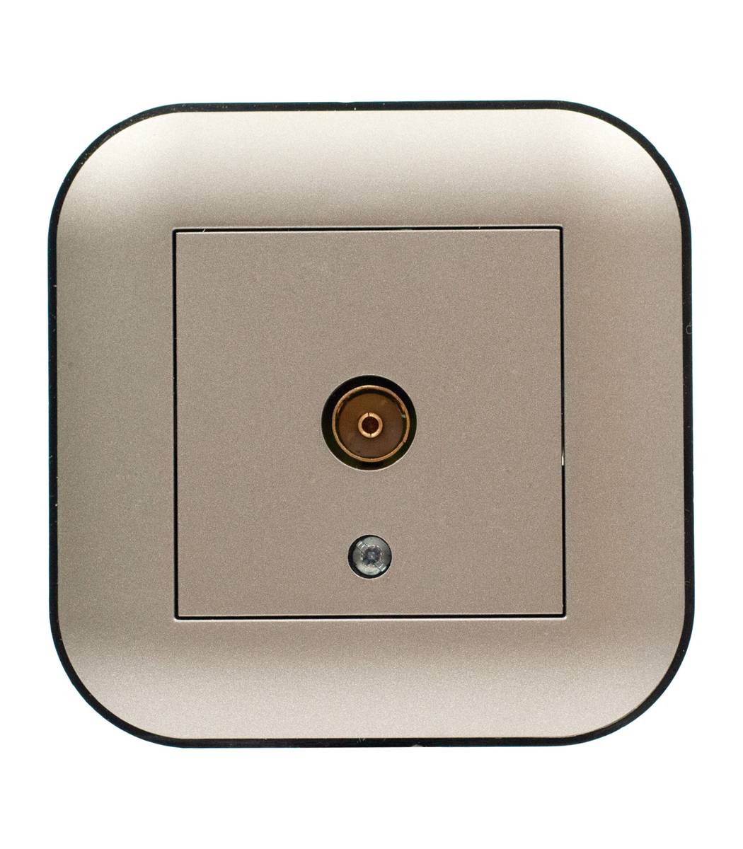 543571c0-2ea9-11f1-0a80-05580020527a.jpg TV-розетка проходная Ovivo LOFT Антрацит+Черный (404-130308-224) - Зображення 1