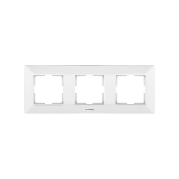 Рамка 3м горизонтальная Panasonic Arkedia Slim Белый, WNTF08032WH-UA