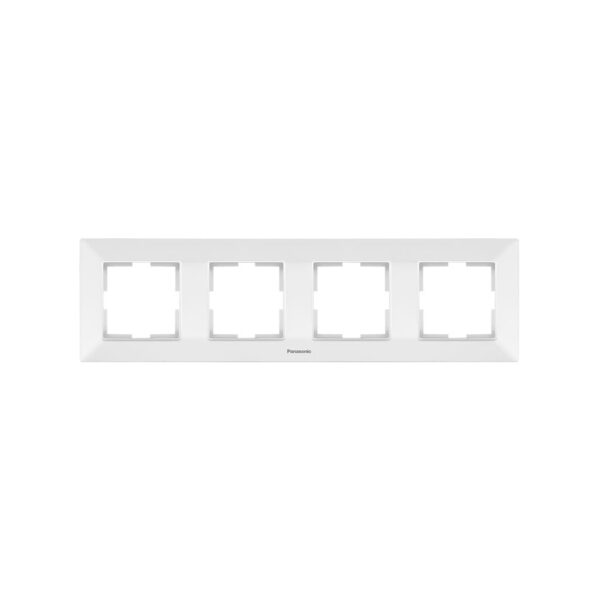 Рамка 4м горизонтальная Panasonic Arkedia Slim Белый, WNTF08042WH-UA