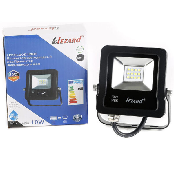 LED прожектор Lezard, 10 Вт, 6500 K, IP65 (PAL6510)
