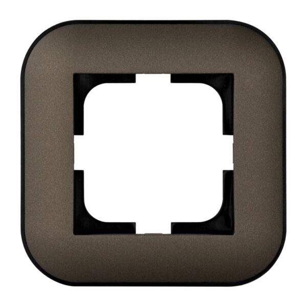 Рамка 1-я Ovivo LOFT Мока+Черный (404-190008-096)