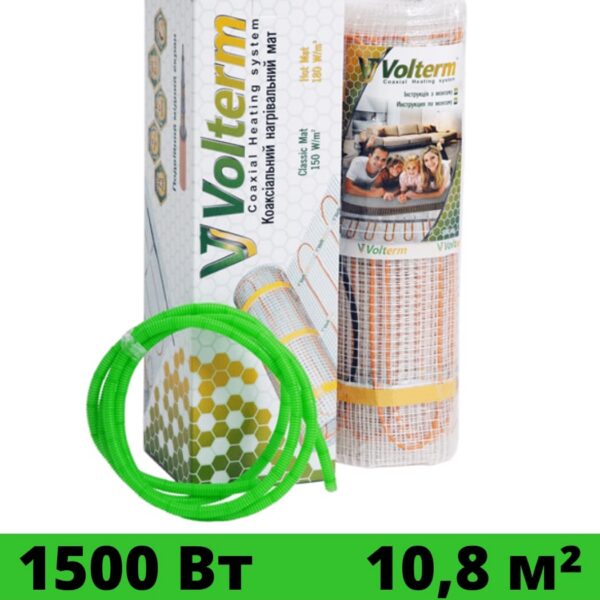 Нагревательный мат Volterm Classic Mat 1500Вт 10,8 м²