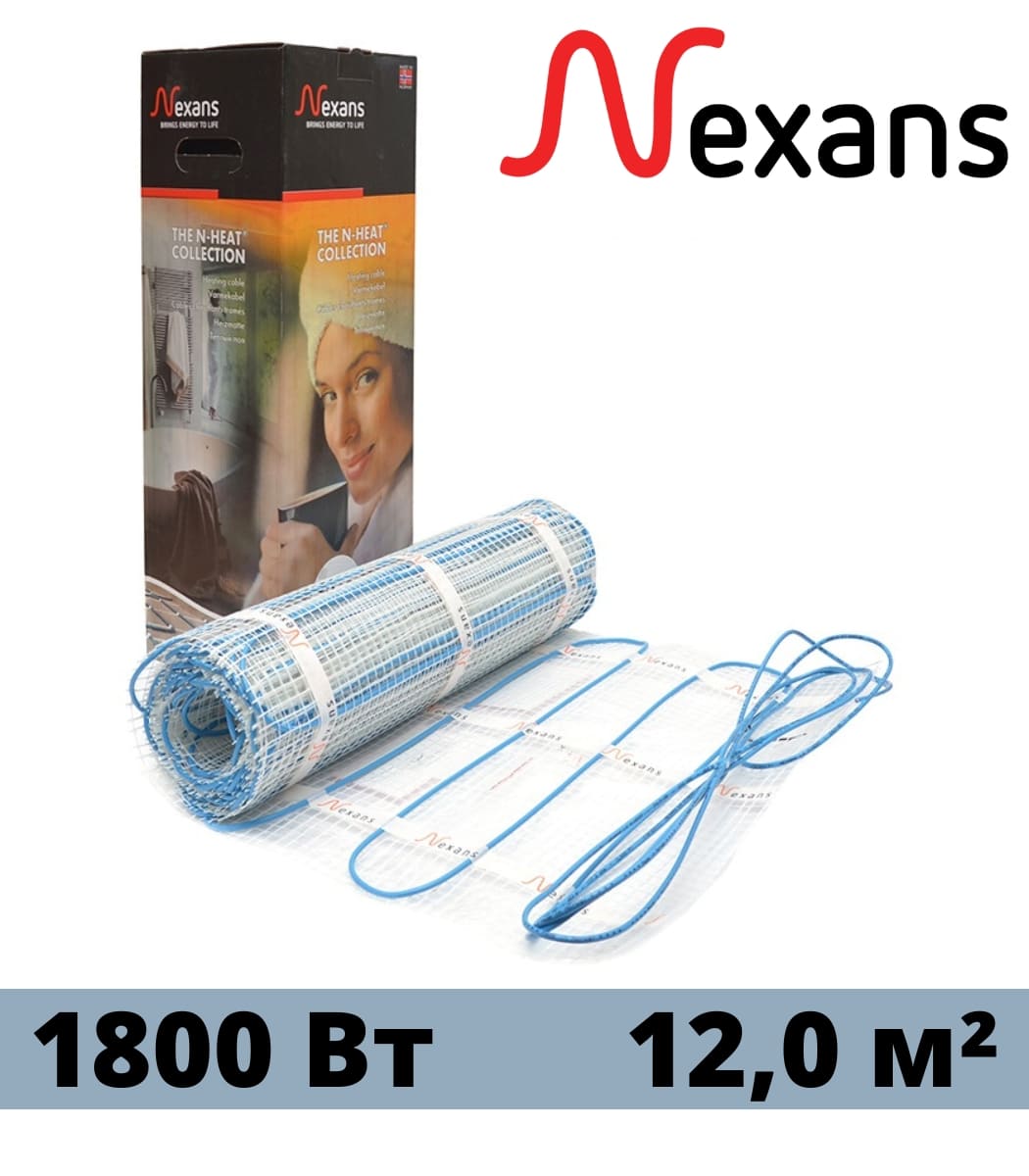 7a4e97fb-d8aa-11ed-0a80-09ae0003096a.jpg Нагревательный мат Nexans MilliMat 1800 W 12 м² — изображение 1