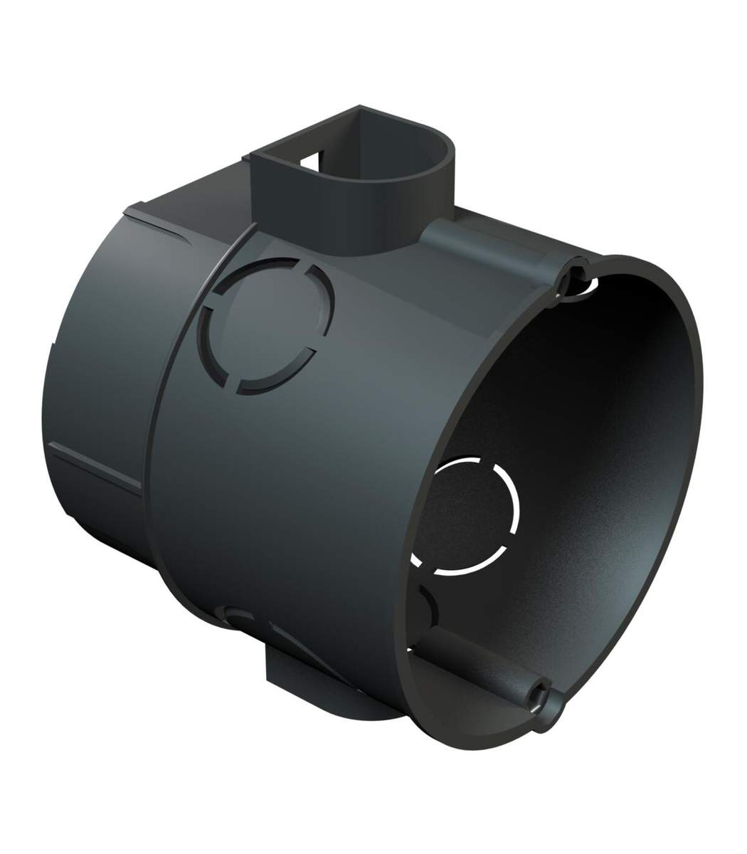9122e752-2cd6-11f1-0a80-173f0016a7d3.jpg Монтажная коробка для сплошных стен 62х60, пластик, IP20 (2003019) - Зображення 1