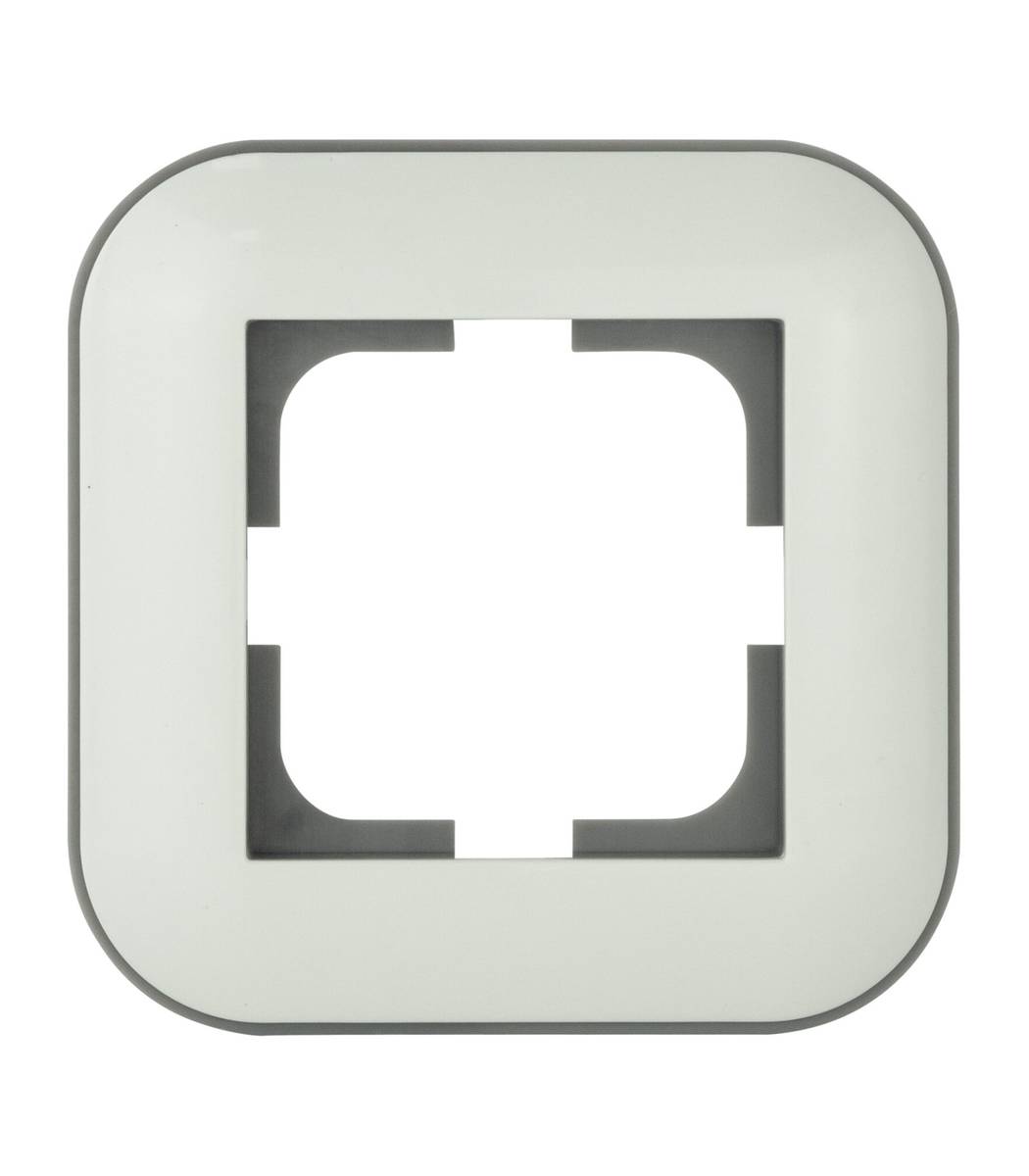 9f3f550b-2ea8-11f1-0a80-146c001fb008.jpg Рамка 1-я Ovivo LOFT Белый+Серый (404-010003-096) - Зображення 1