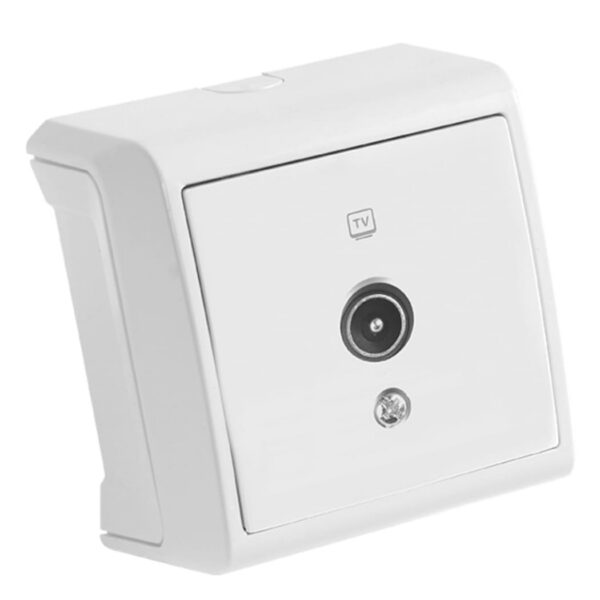 Розетка TV (телевиз) концевая Белый Viko Vera 90681010