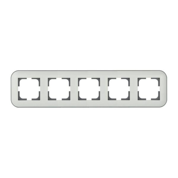 Рамка 5-я Ovivo LOFT Белый+Серый (404-010003-250)