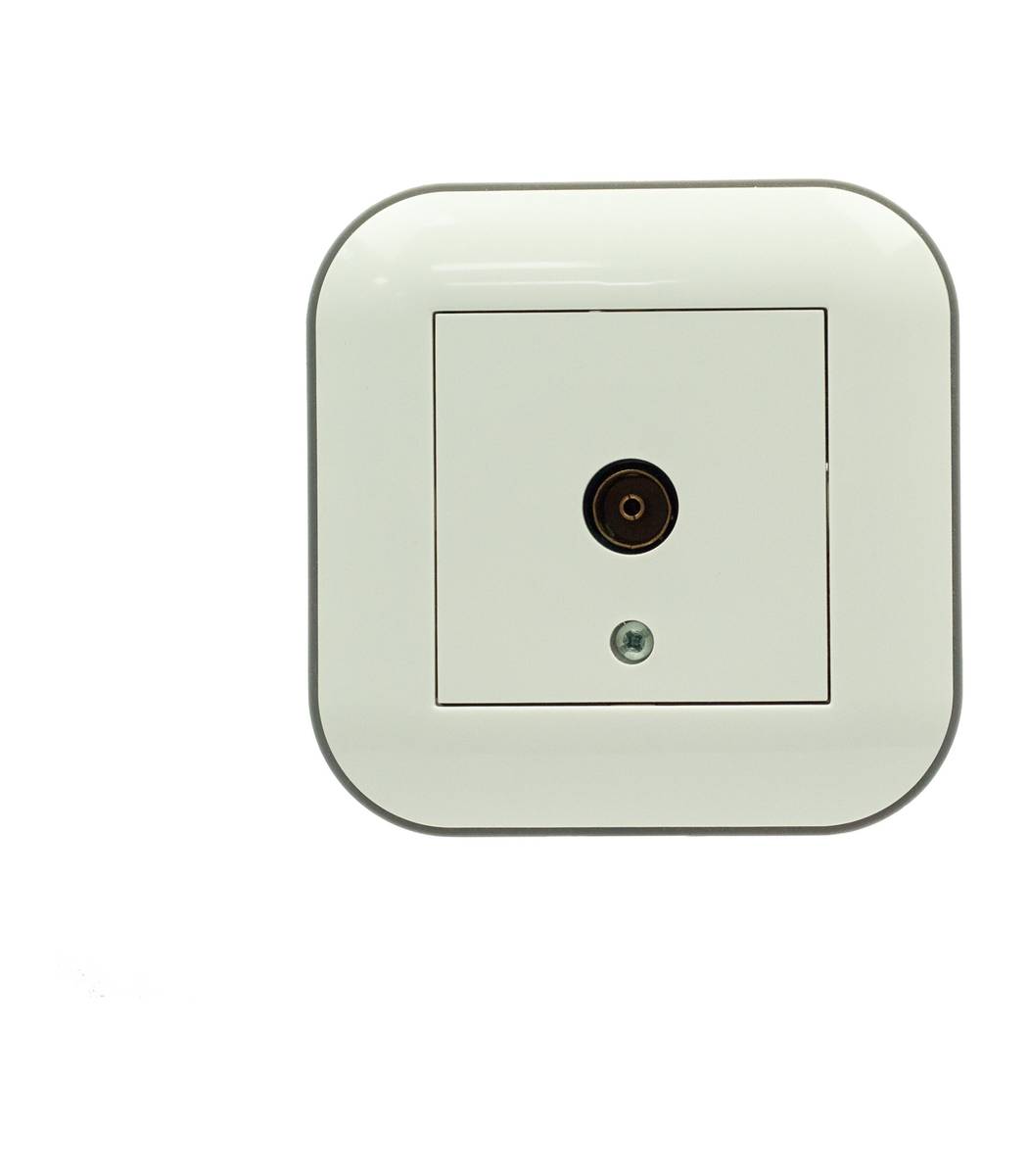 c4fa0629-2ea8-11f1-0a80-146c001fb4c1.jpg TV-розетка проходная Ovivo LOFT Белый+Серый (404-010303-224) - Зображення 1