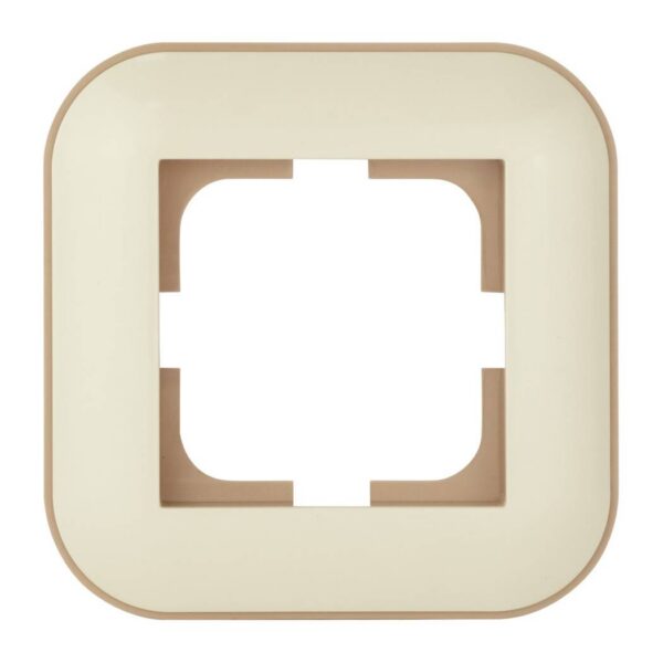Рамка 1-я Ovivo LOFT Крем+Крафтовый (404-020006-096)