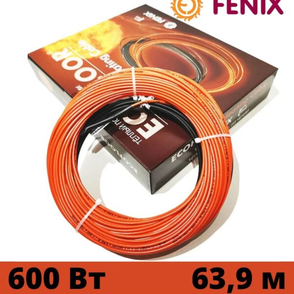 Кабель нагревательный двух жильный Fenix ADSV10 600 Вт, 63.9 м