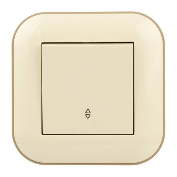 Проходной выключатель 1-кл. Ovivo LOFT Крем+Крафтовый (404-020206-209)