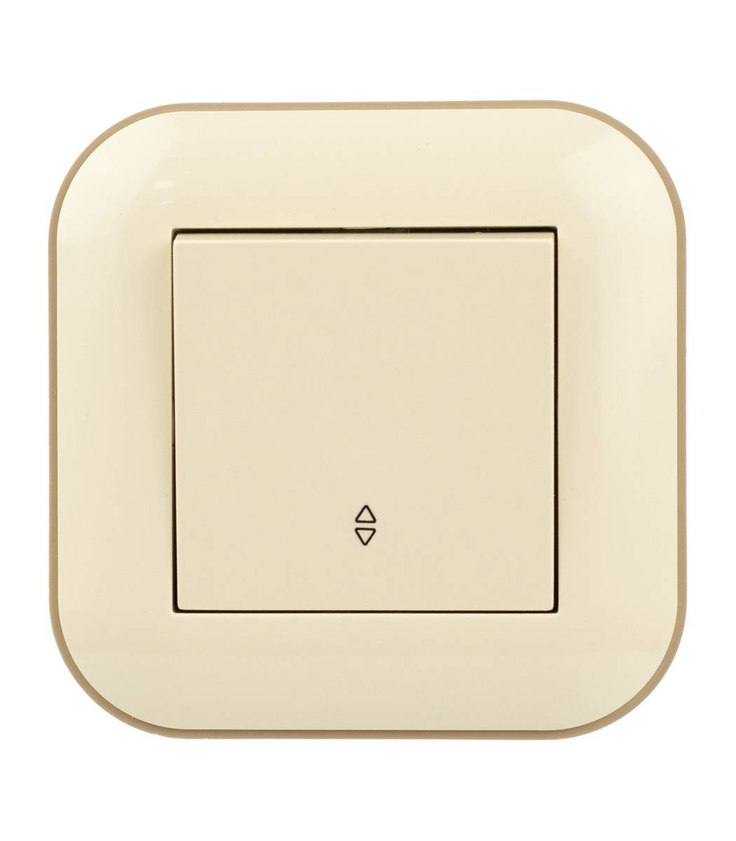 edeedac2-2ea8-11f1-0a80-0e2400203eb0.jpg Проходной выключатель 1-кл. Ovivo LOFT Крем+Крафтовый (404-020206-209) - Зображення 1